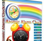 Atomic Alarm Clock 6.25 - модные часы в трее