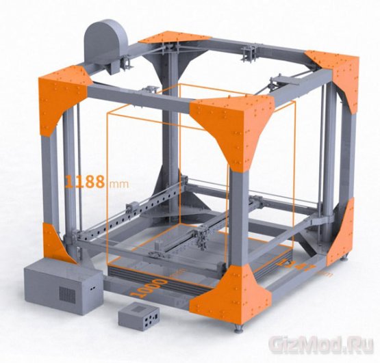 BigRep ONE - 3D принтер, который может намечатать мебель