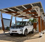 BMW крыша с солнечными батареями для электромобилей