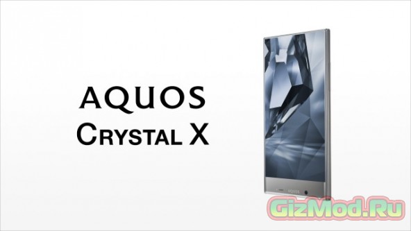 Sharp анонсировала безрамочные смартфоны Aquos Crystal
