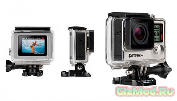 Экшен камеры GoPro Hero 4 с 4K и сенсорным дисплеем