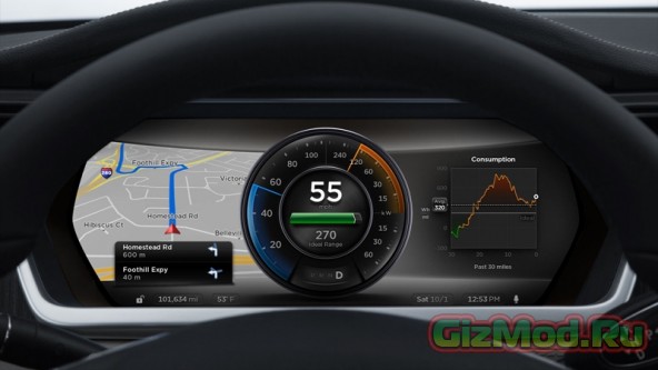 На прошедшем "Tesla D" представлена полноприводная Model S