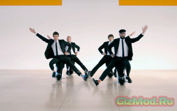 Новый клип от OK Go с использованием новинок техники