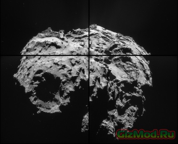 Общий план кометы Чурюмова-Герасименко глазами Rosetta