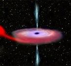 Голодная черная дыра в нашей галактике