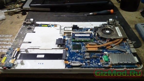 Как почистить от пыли ноутбук SONY Vaio PCG-71211V