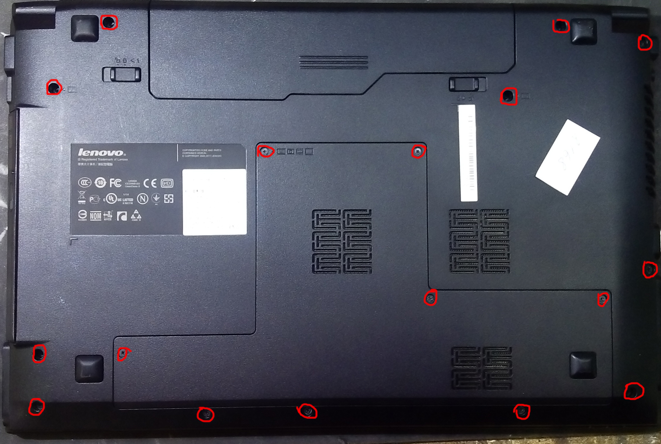 Замена матрицы Lenovo G570 (Инструкция в картинках)