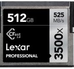 Lexar CFast 2.0 3500x развивают скорость до 525 Мбайт/с