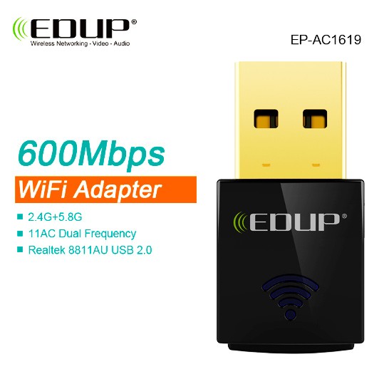 EDUP ЕР-AC1619 - 5ГГц Wi-Fi свисток