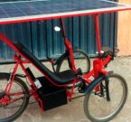 Веломобиль Solar E-Cycle на солнечных панелях