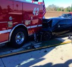 Автопилот Tesla врезался в пожарную машину