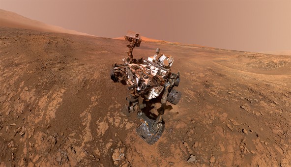 Новое фото марсохода Curiosity