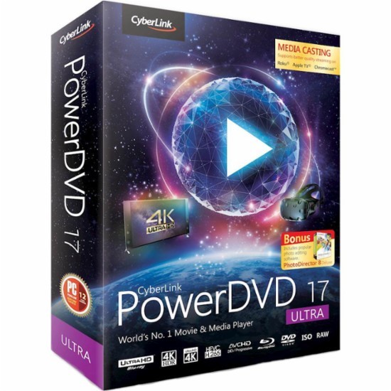 PowerDVD 18.0.1513.62 - мощный мультимедиа-плеер