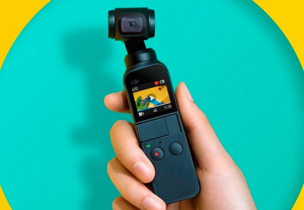 DJI Osmo Pocket - самая маленькая камера с 3-осевым подвесом